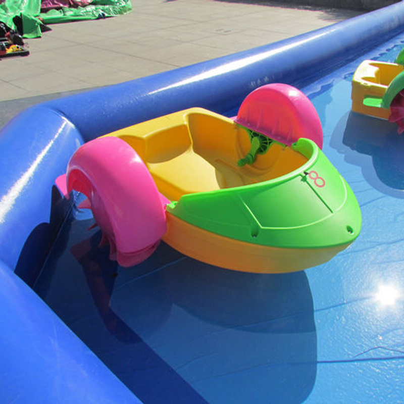 Wholesale Low Price Swimming Pool Kids Mini Paddle Wheel Boat Water Park for Sale