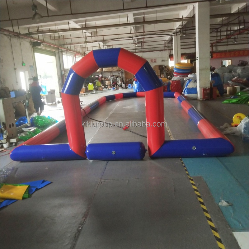 Popular outdoor indoor Bumper Car Inflatable Race Car track Arena Inflatable Fence For Sale