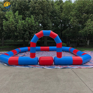 Popular outdoor indoor Bumper Car Inflatable Race Car track Arena Inflatable Fence For Sale