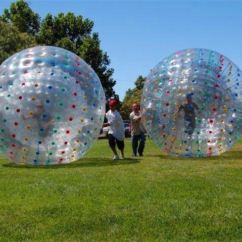 Customized TPU Inflatable Human Bubble Ball Body Zorb Bumper Ball