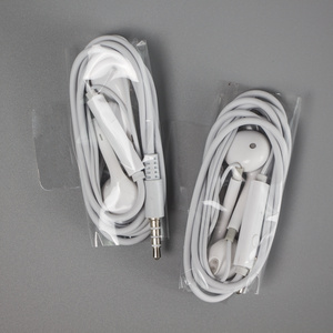 2024 Popular Wholesale 3.5mm Cheap Sport Music Earphones 1.2m Wired Mp3 Mp4 Headphones