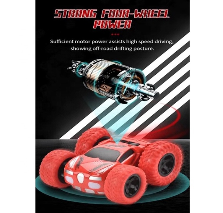 HOT SALE 2.4G Four wheel jumping stunt crazy car, new remote control stunt car, hot selling rc four wheel stunt car