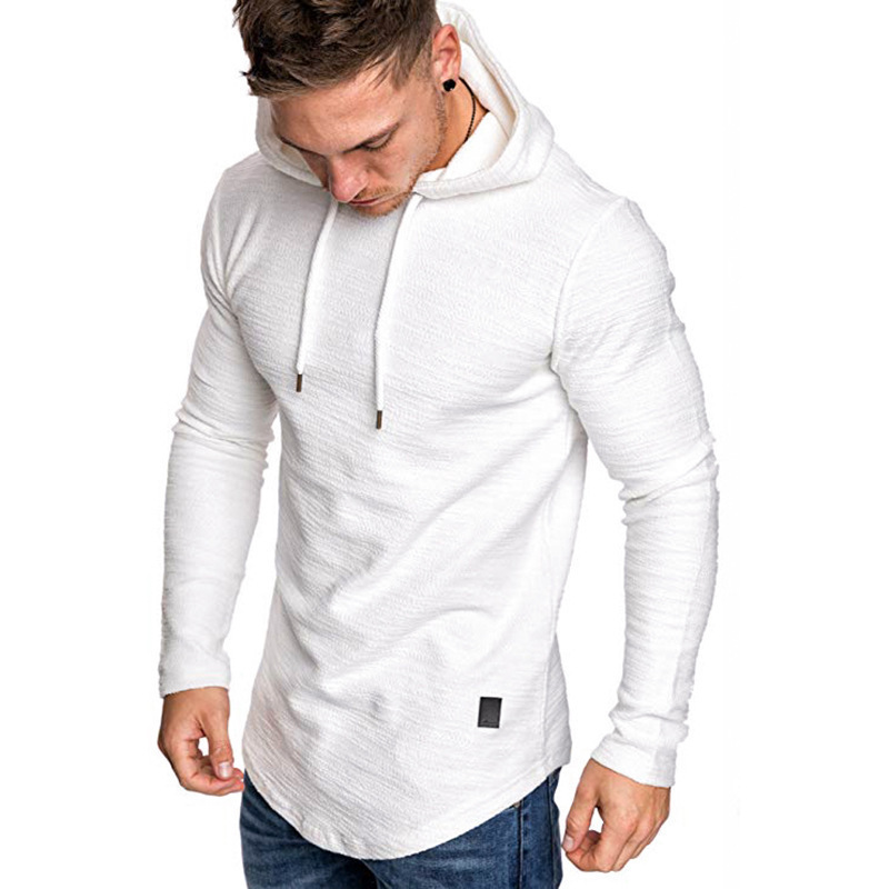 Mens Workout Sweatshirt Athletic Hoodies - Stylish Gym Running Hoodies Lightweight Pullover long sleeve sport sweater jumpers