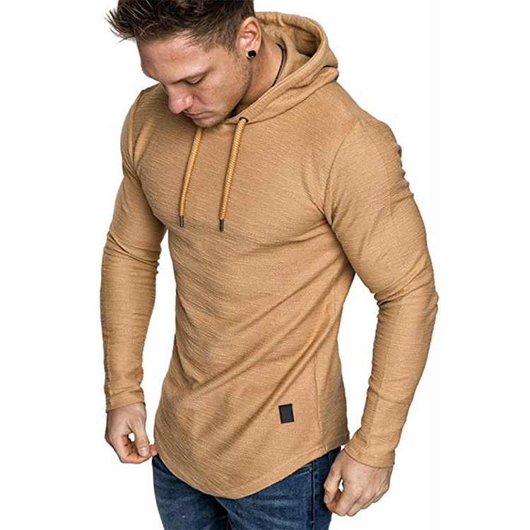 Mens Workout Sweatshirt Athletic Hoodies - Stylish Gym Running Hoodies Lightweight Pullover long sleeve sport sweater jumpers