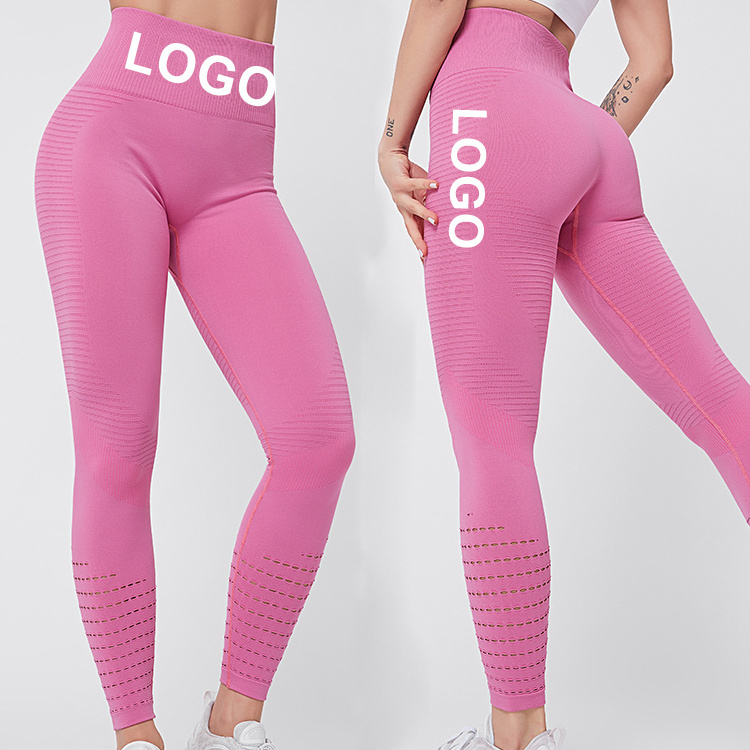 New 80 Nylon 20 Spandex Gym Legging for Women Fitness Butt Lifting Leggings Wear Seamless Leggings