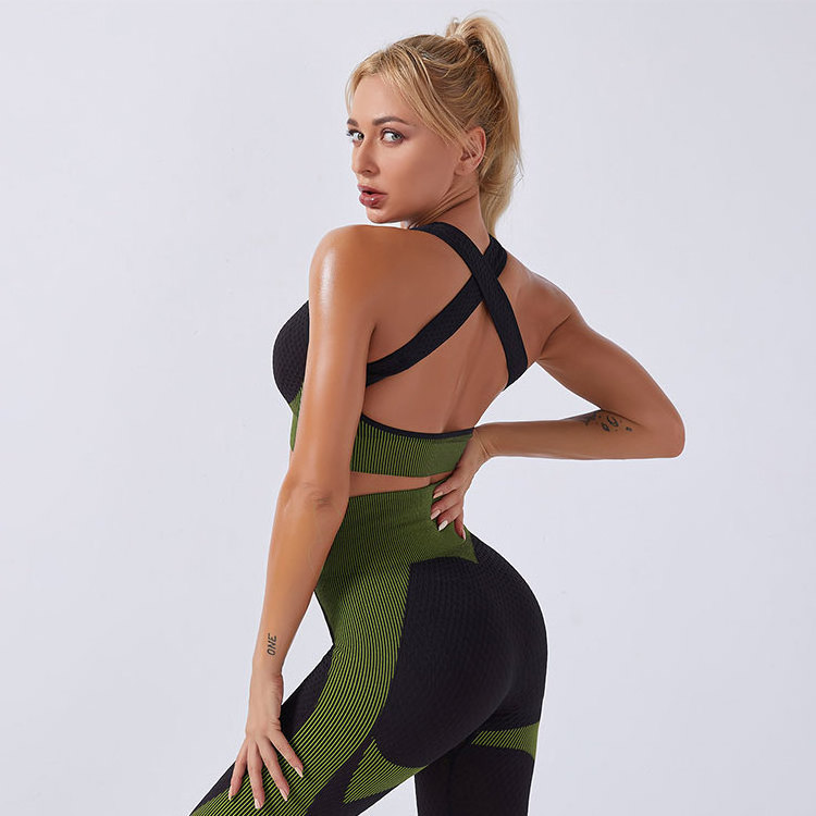 Custom Logo Women 4xl Seamless Jacket And Legging Set Plus Size Yoga Wear 3 Piece Set Activewear Gym Training Suits For Women