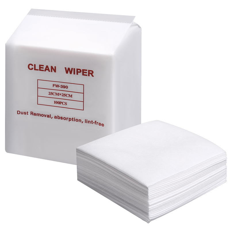 KILINE Professional Lint-Free Disposable Wipes Non-Woven Spunlaced Fabric Viscose 50% + PET 50% Clean Room Wipers