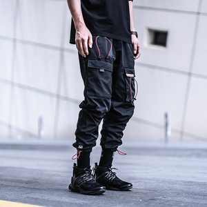 Killwinner wholesale streetwear sweatpants for custom track hip hop sport casual men black joggers cargo pants