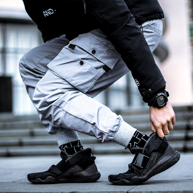 Killwinner street polyester simple solid sweatpants trend basic casual custom waterproof men jogger pants