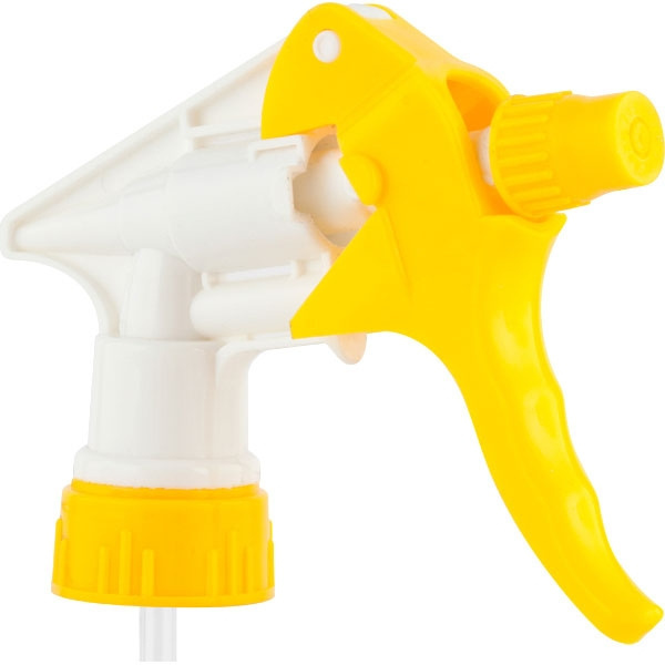 Heavy duty white/yellow  trigger pump plastic trigger sprayer household garden trigger sprayer