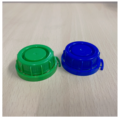 plastic cap tubes 2020 New Design Non Spill Round Geen Plastic Covers Bottle Screw Cap Lids, Bottle Caps, Closure