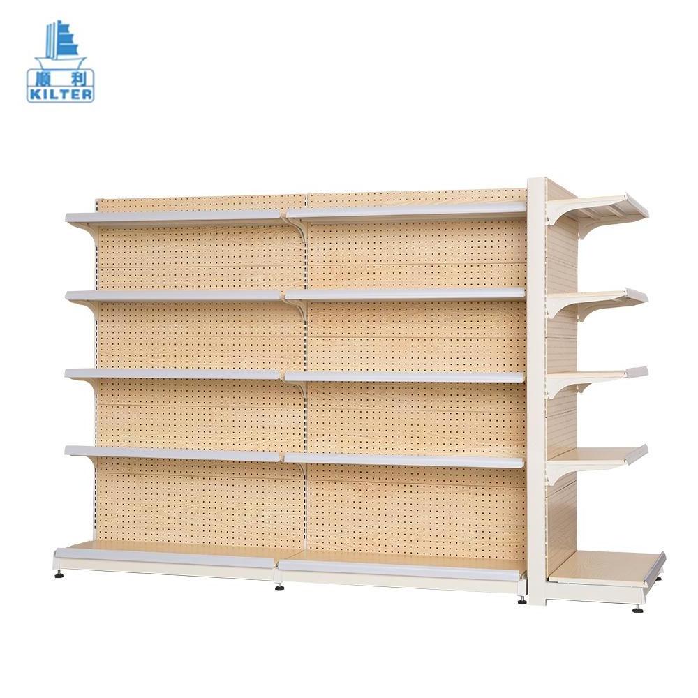 Best high quality adjustable steel and stainless grocery store display  gondola metal wire  supermarket stand shelf rack