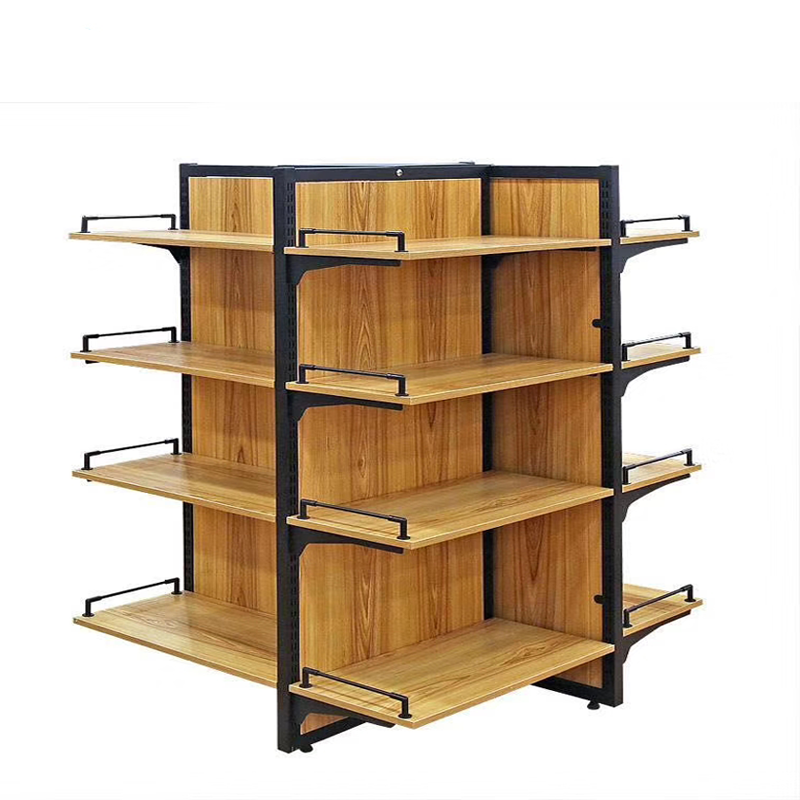 WANSHUN adjustable wood book display shelf