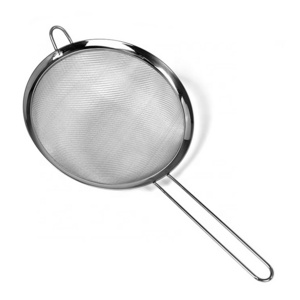 Home and kitchen Hot Sale Premium Quality 8 Sizes Kitchen Strainer Filter Stainless Steel Fine Mesh Strainer