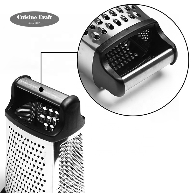 Hot selling kitchen stainless steel potato cheese ginger grater with container