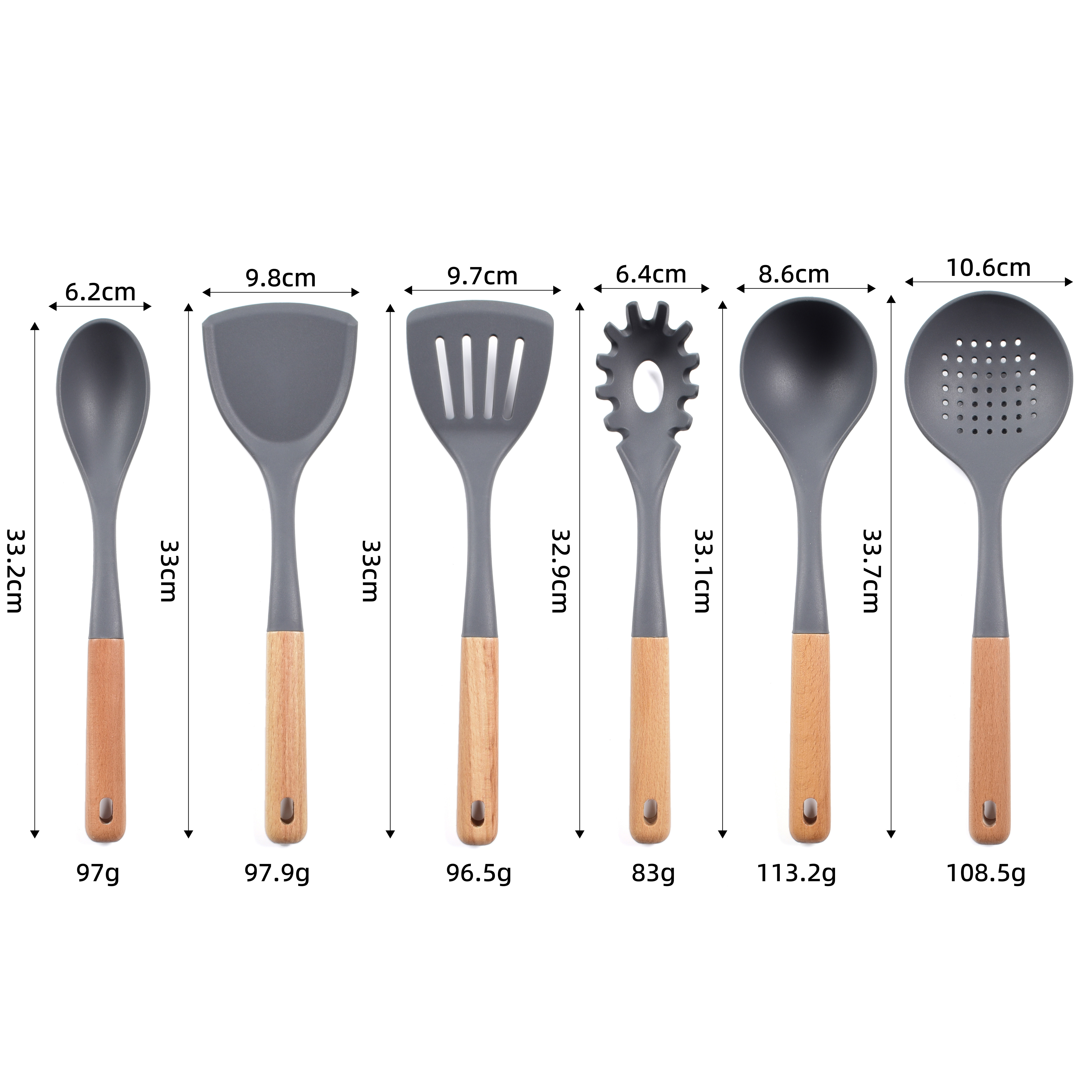 best selling products 2024 utencilios de cocina 6 pcs silicone kitchen gadgets set summer gadgets