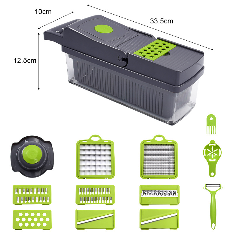 Manual Kitchen Vegetable Chopper Onion Chopper Fruit & Vegetable Tools Fruit Potato Peeler Food Dicer Shredder Handheld