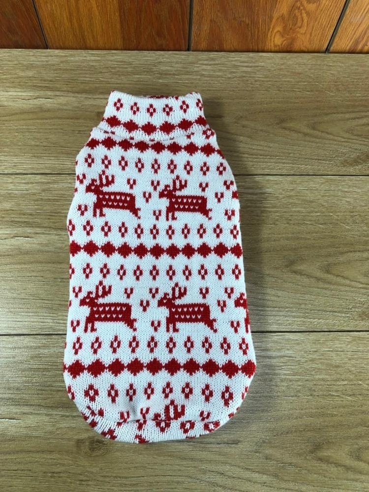 Promotion Winter Cartoon Dog Clothes Warm Christmas Sweater For Small Dogs Made In Vietnam