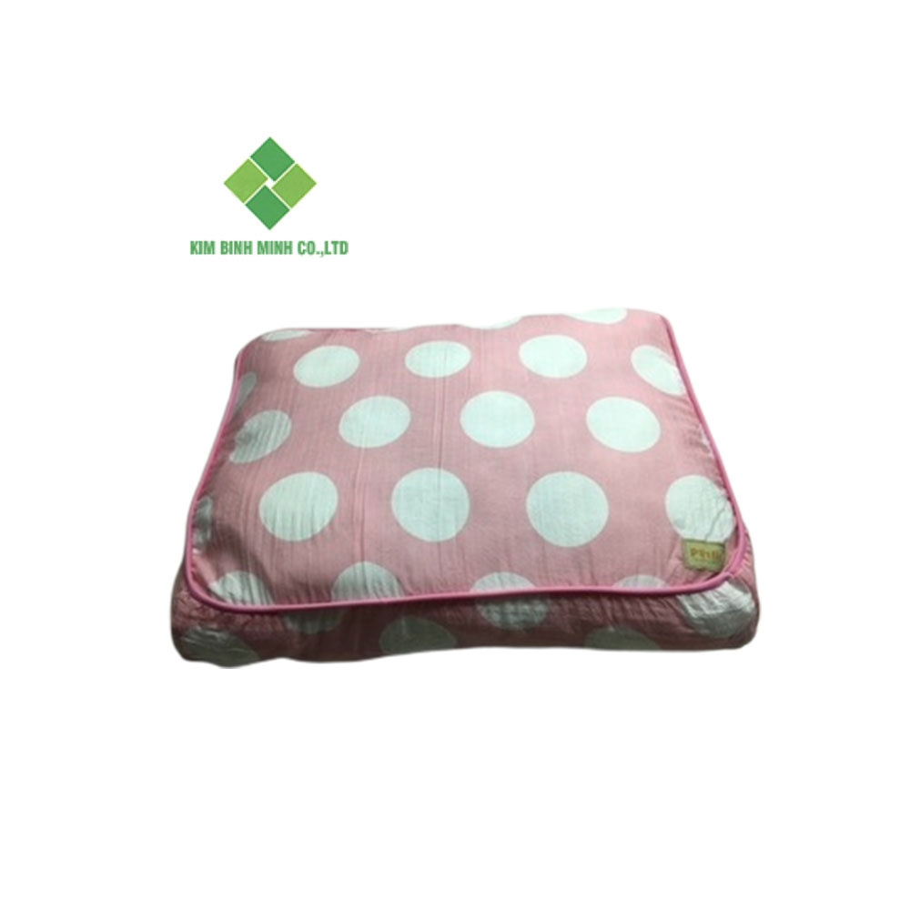 High Quality Classic Pet Beds Waterproof Surface Anti-slip Bottom Paw Print Large Dog Bed From Vietnam