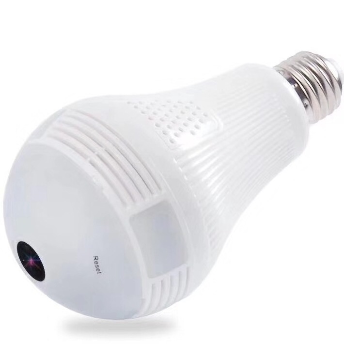 Wireless Bulb Light CAMERA WiFi Fisheye 1080PHome Security WiFi Panoramic bulb wifi Camera