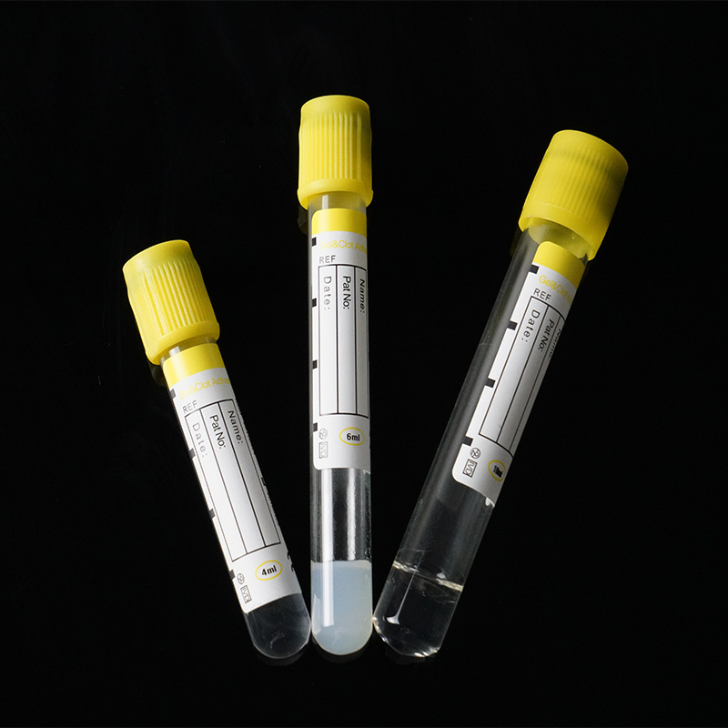 cheap good price yellow cap 5 ml gel blood test collection tubes