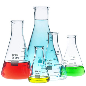 lab reasonable price 50ml 100ml 500 ml 5000 ml volumetric glass conical flask with short long neck