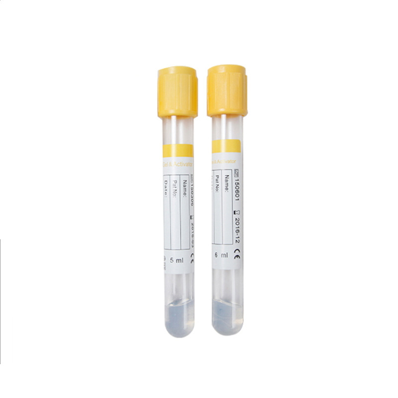 cheap good price yellow cap 5 ml gel blood test collection tubes