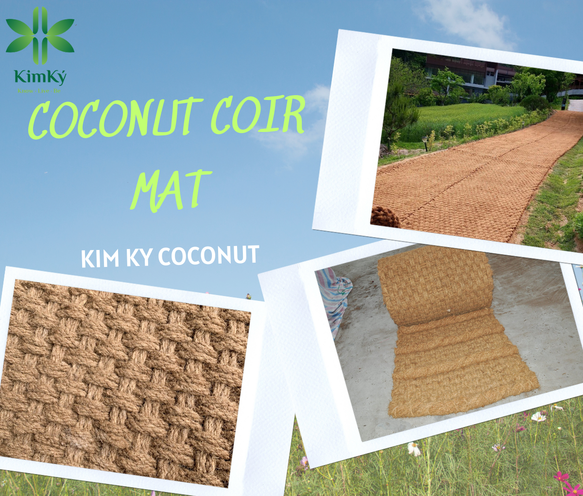 Eco Friendly Option For Outdoor Indoor Garden Home Textile Product Coconut Coir Mat Extra Thick Durable Non Slip In VietNam 2024