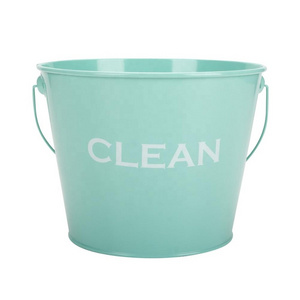 new water bucket colored metal pails metal pail