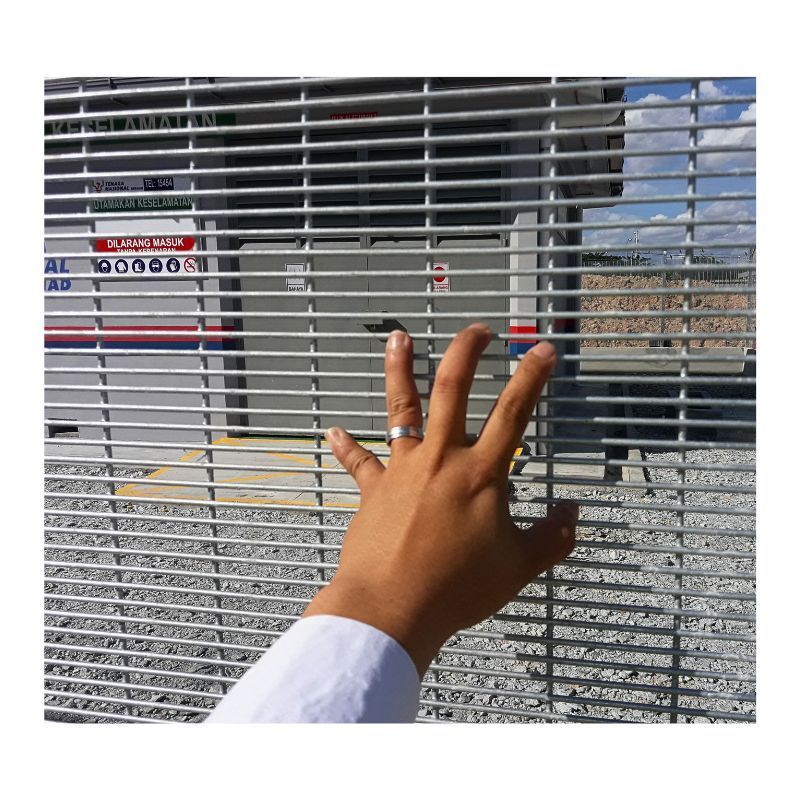 Customizable High Security Fence Panels Architectural small hole wire mesh fence Anti Climb 358 Welded Mesh Fence or Security