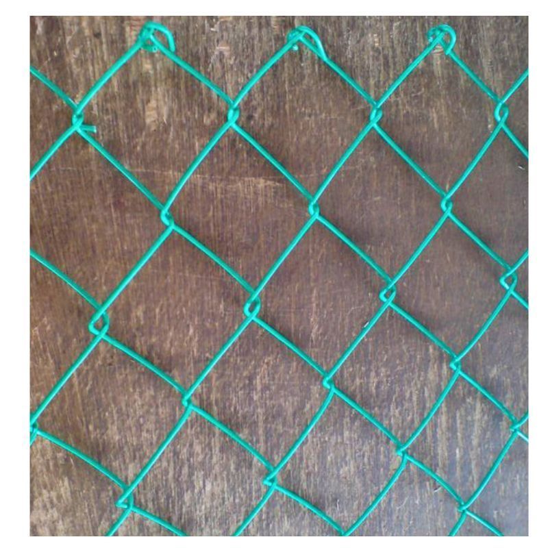 Manufacturer Residential Commercial 5ft 6ft 8ft 9ft Cuban Link Chain Fence 2 inch space Fencing 9 Gauge Chain Link Fence