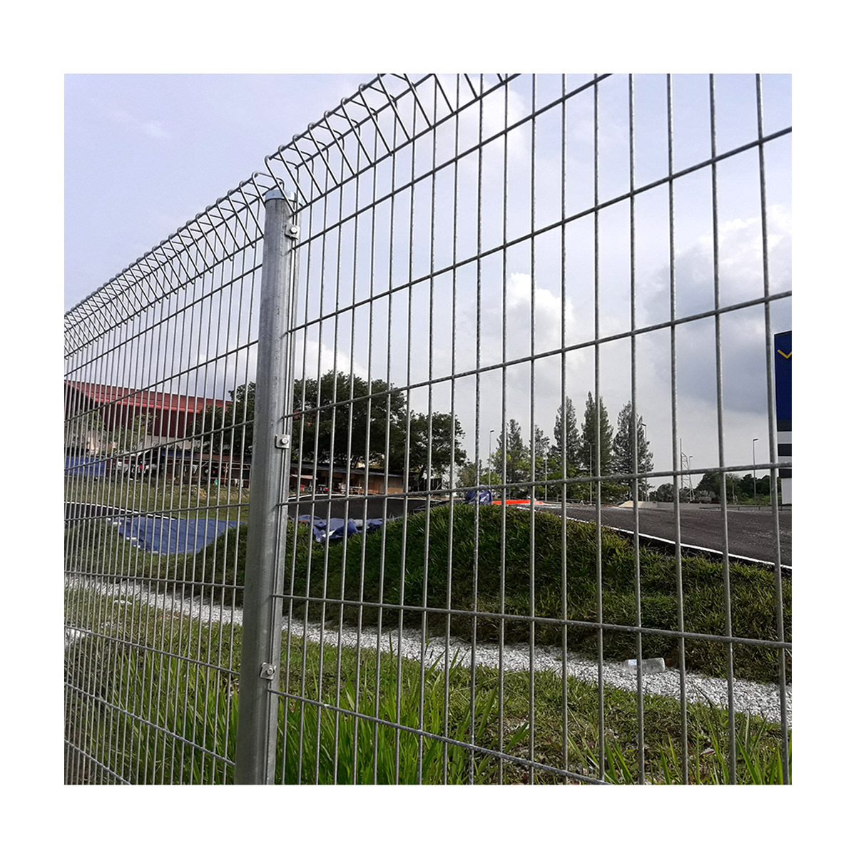 Bulk Wholesale Competitive Price Galvanized Powder Coating BRC Roll Top Welded Wire Mesh Fence Panels Malaysia Manufacturer