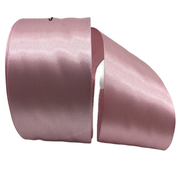 4 inch 100mm  Satin ribbon for Showy Noble White Wedding Dress