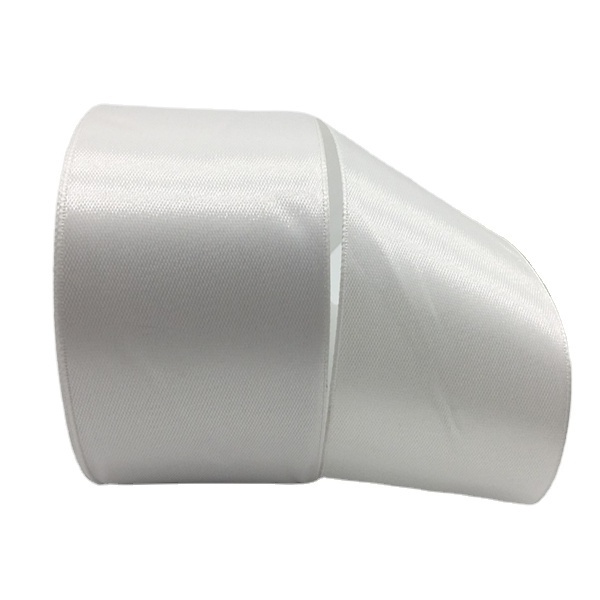 4 inch 100mm  Satin ribbon for Showy Noble White Wedding Dress