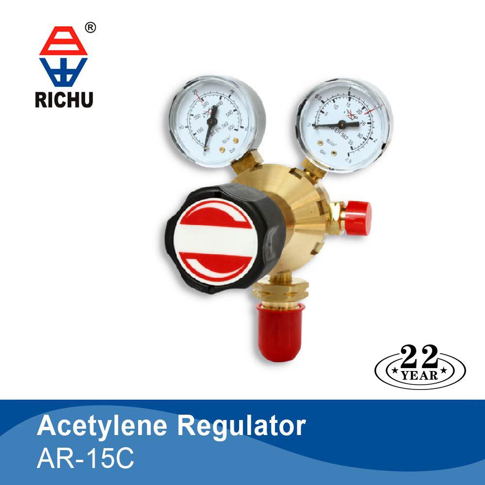 Murex Oxygen Gas Pressure Regulator With Dual Gauge