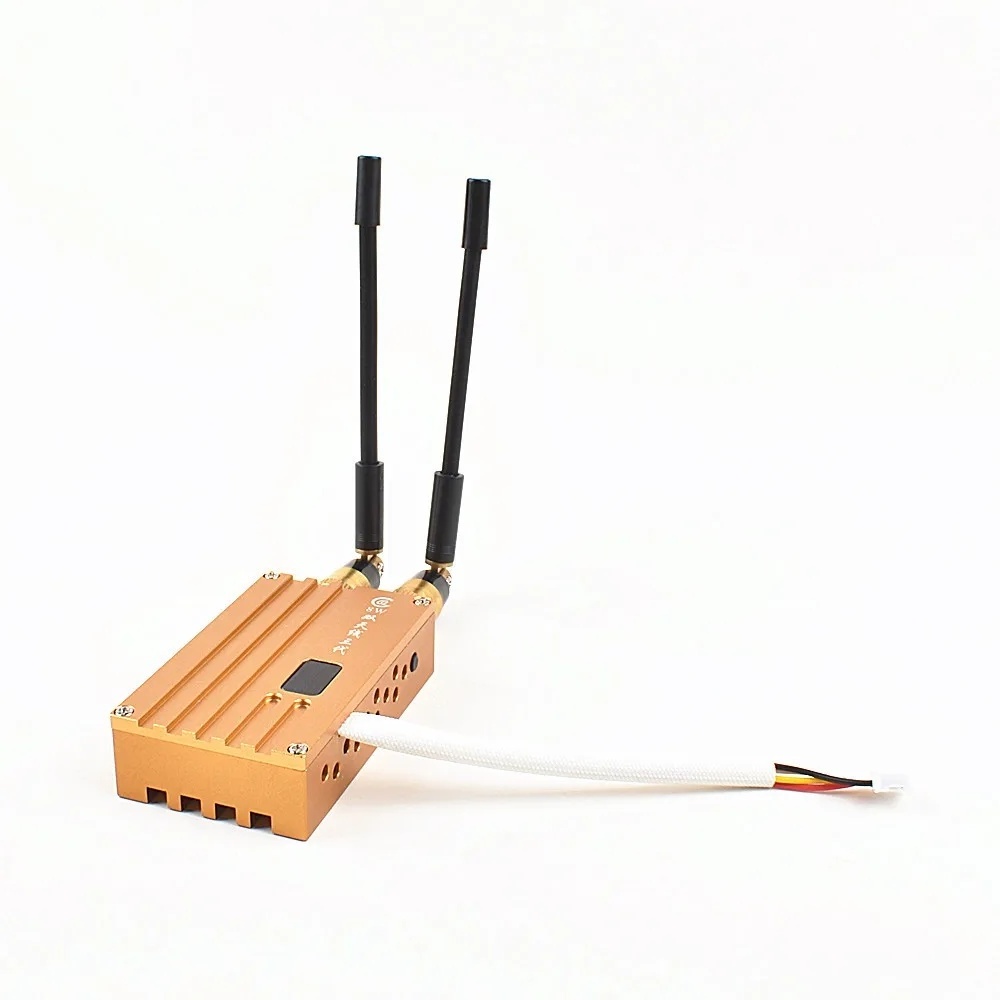 40km LOS UAV / FPV Wireless Video Transmitter and Receiver 8W 1.2Ghz Drones Video Link 6 Channels