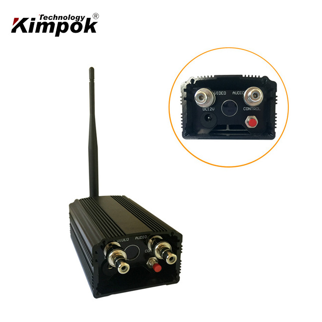 Long Range Wireless Video Transmitter and Receiver 1200Mhz AV Sender CCTV Audio Video Transmission System