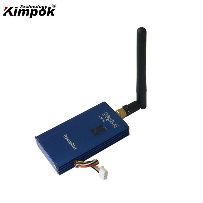 FPV Video Link 10km LOS 2.4Ghz Wireless Video Transmitter Long Range Transmitter and Receiver 1000mW RF Power