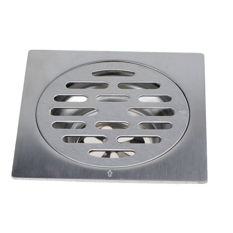 High Quality The Toilet Bathroom Sanitary and Deodorant Floor Drain Shower Metal Modern 4 Inch Steel Strainer Polished Sink Plug