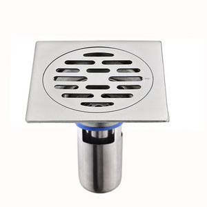 High Quality The Toilet Bathroom Sanitary and Deodorant Floor Drain Shower Metal Modern 4 Inch Steel Strainer Polished Sink Plug