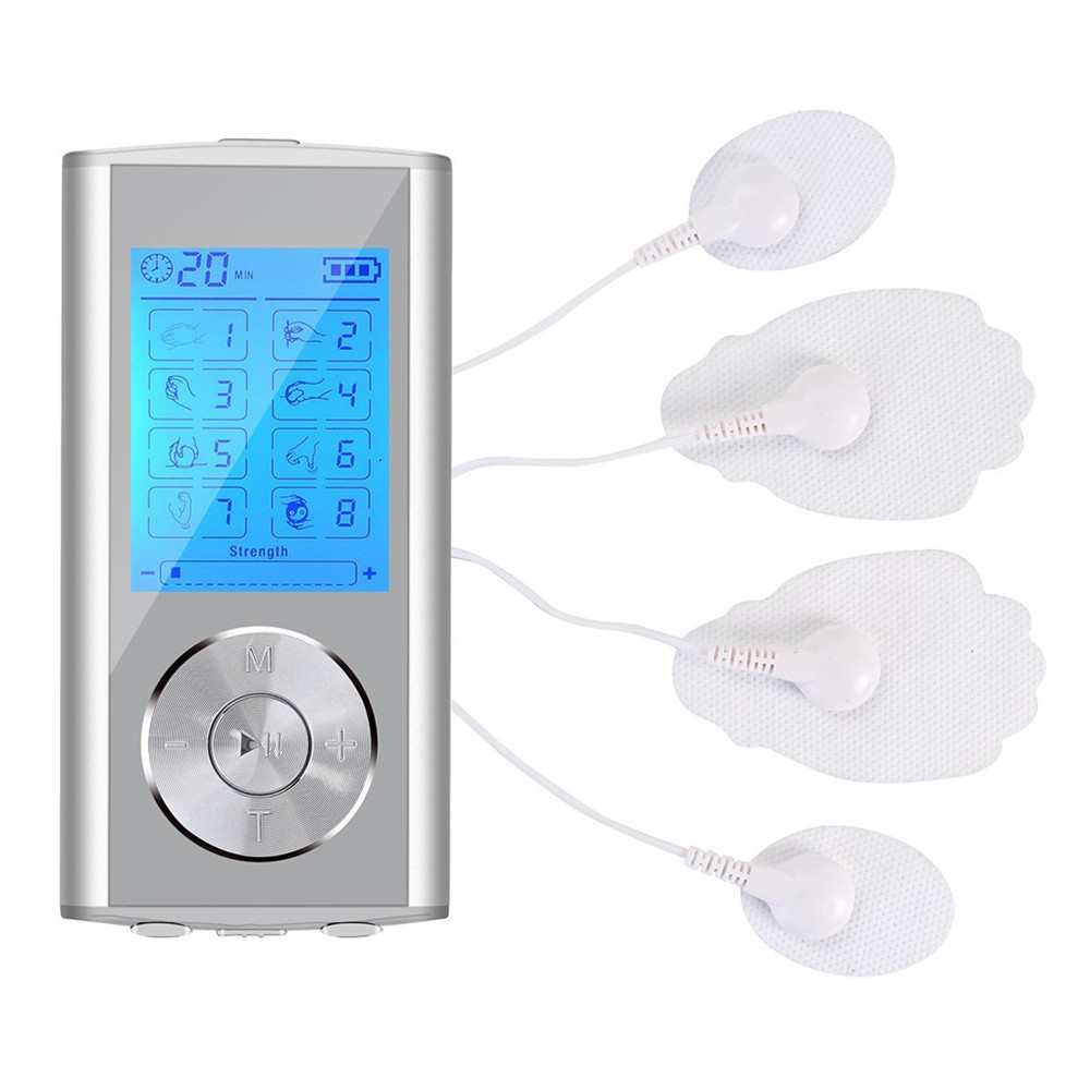 Electric Tens Digital Therapy Machine Self Massage Rehabilitation Therapy Supplie Portable Ems Tens Unit Massage For Back Pain