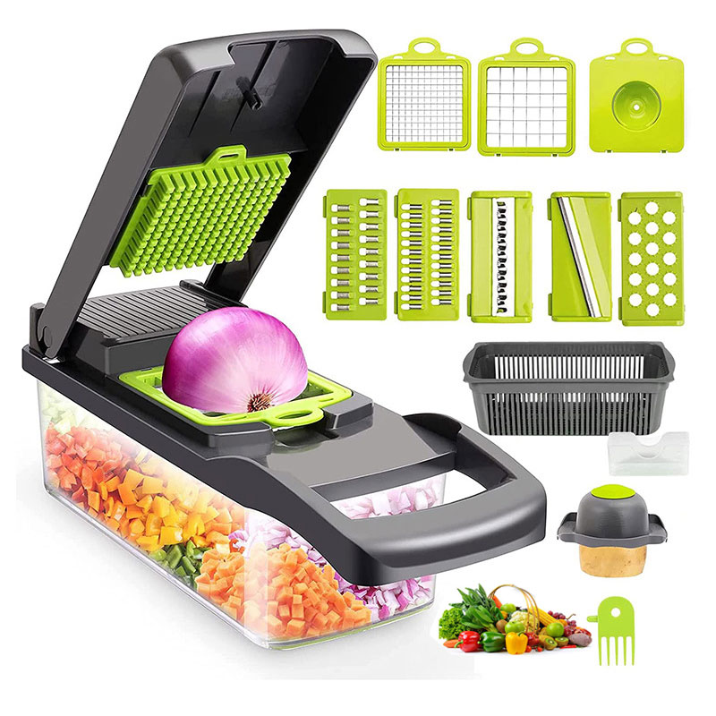 Onion Cutter Food Fruit Vegetable Tools Meat Grinders  Mini Vegetable Chopper multifunctional Kitchen Slicer