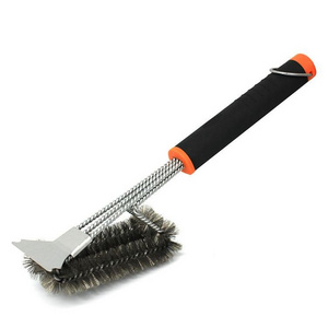 Extra Strong BBQ Cleaner bbq grill cleaner bbq cleaner Stainless Steel Brush Grill Brush and Scraper