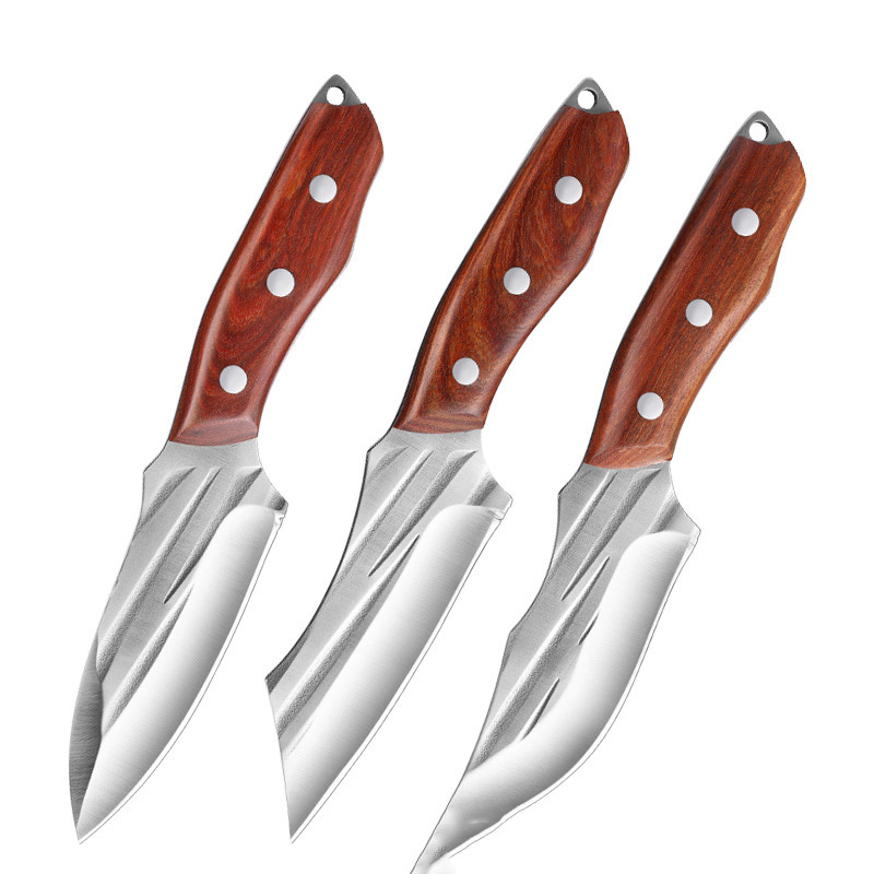 new kitchen gadgets 2024 Chef Knives Classic Knife Set outdoor knives with nature wood handle