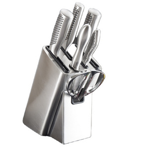 Knife Sets German Stainless Steel Kitchen Knife Block Sets Dishwasher Safe Professional Kitchen Knife Set for Chef