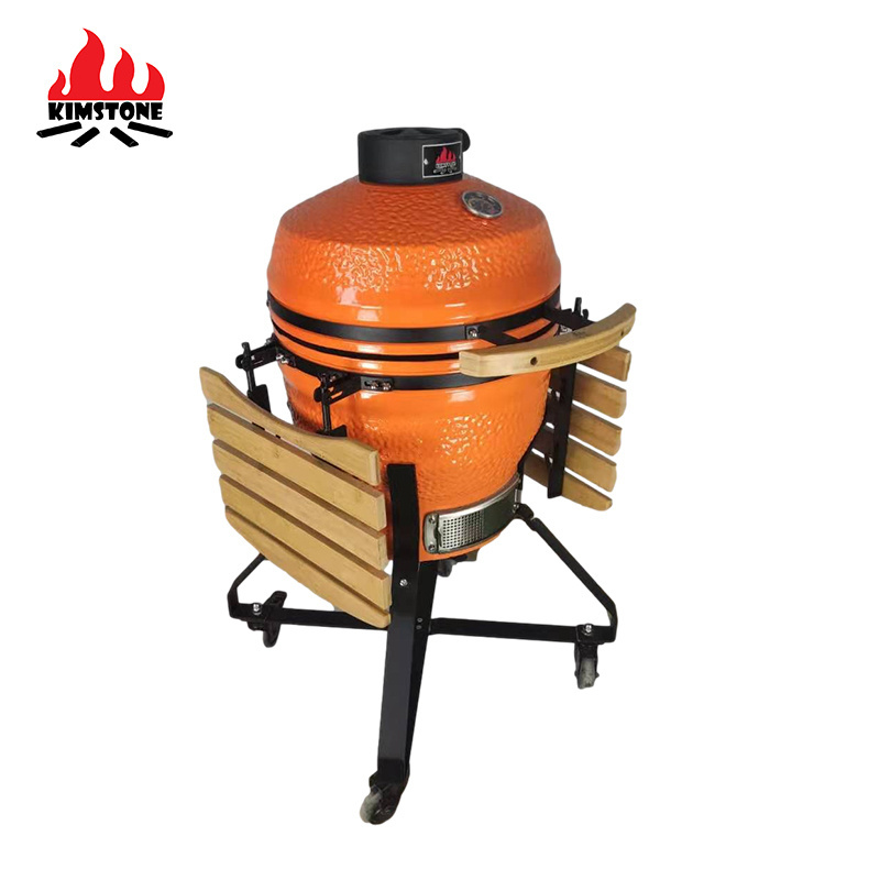 18inch Stand Bog Kamado Cast Iron Chimney For Kamado Wuxi Cooking Grid With Deflector Kamado Grill