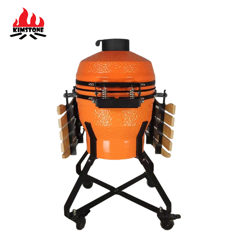 18inch Stand Bog Kamado Cast Iron Chimney For Kamado Wuxi Cooking Grid With Deflector Kamado Grill