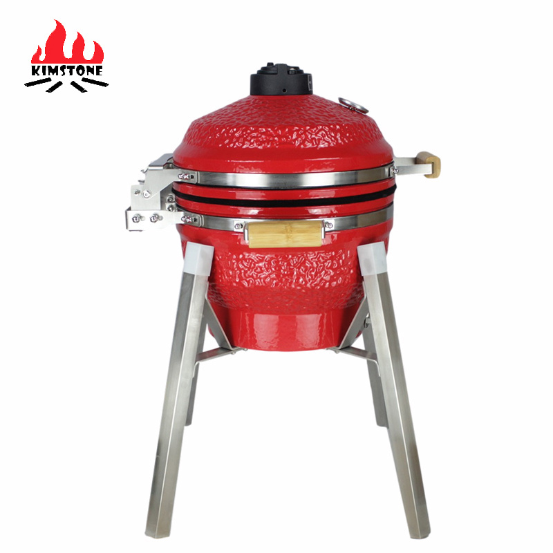 Lo Nuong Bbq Kamado Pan Rvs 16Inch Ceramic Smoker Kamado Lite Refractory Kamado Bbq Grill