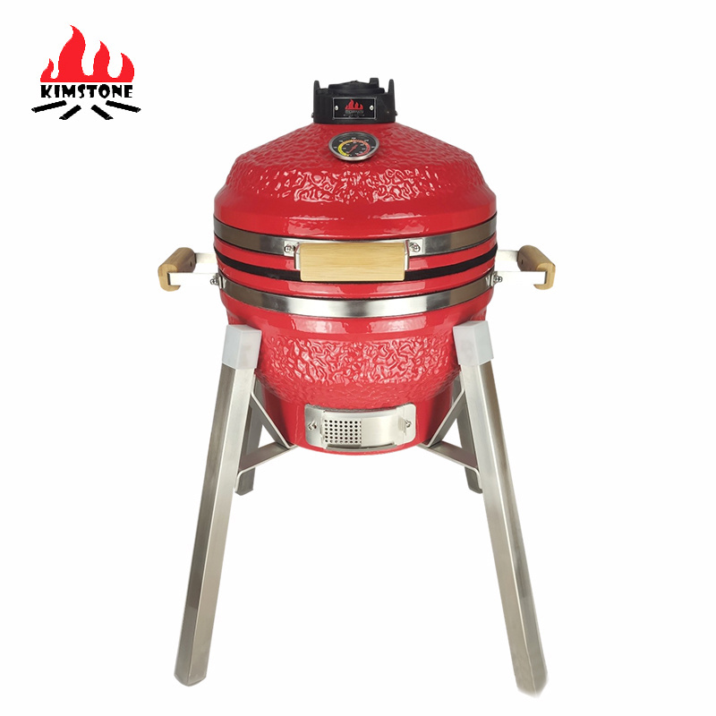 Lo Nuong Bbq Kamado Pan Rvs 16Inch Ceramic Smoker Kamado Lite Refractory Kamado Bbq Grill