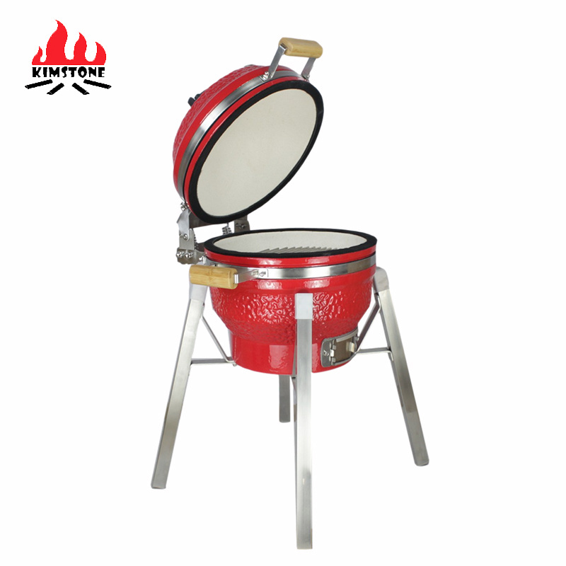 Lo Nuong Bbq Kamado Pan Rvs 16Inch Ceramic Smoker Kamado Lite Refractory Kamado Bbq Grill